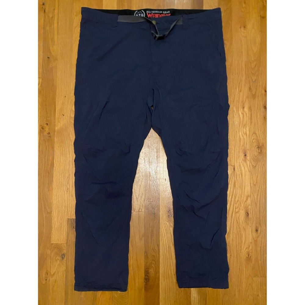 Wrangler Atg All Terrain Gear Pants Mens 42x30 Black Hiking Stretch Gorpcore